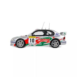 HYUNDAI ACCENT WRC GREY #10 A.MCRAE/D.SENIOR RALLY MONTE CARLO 2001 OttO mobile 1:18 Resinemodell (Türen, Motorhaube... nicht zu öffnen!)